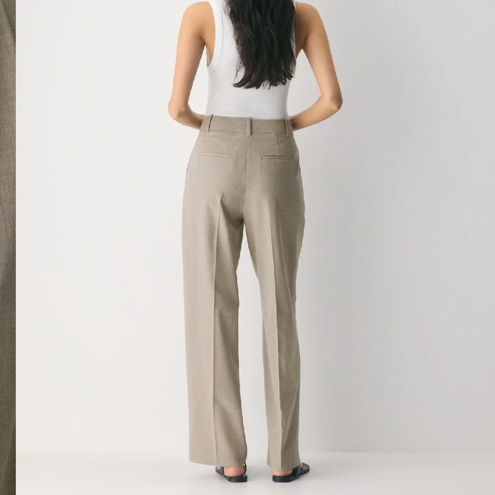 Aritzia Wilfred Thé Effortless pant dusty rose linen blend, size 2